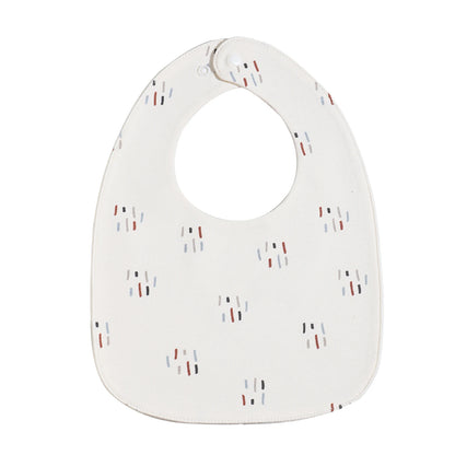 INSULAR 3-Layer Baby Bibs & Burp Cloth Set – Soft Cotton Adjustable U-Shape Feeding Bib for Newborns & Infants, Saliva Towel & Rice Bag - Kidzy Market