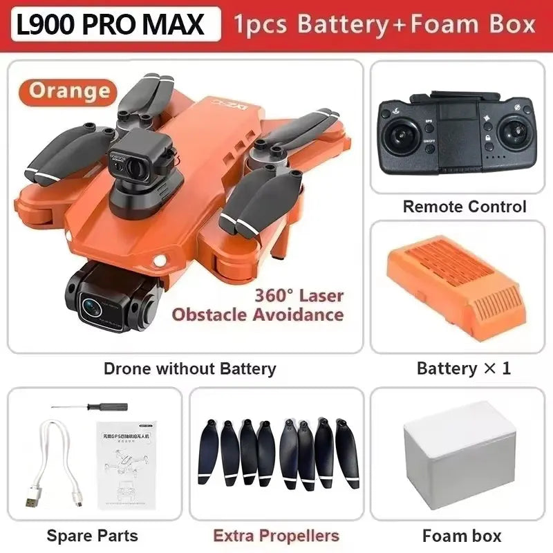 L900 Pro Max GPS Drone with 4K HD Dual Camera and 5G WiFi
