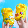 Summer Kids’ Sandals – Cartoon Design Hole Shoes, Soft Anti-Skid Slippers for Boys & Girls, Beach Baby Shoes