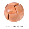 Wooden Lu Ban Brain Teaser 3D Puzzle – Educational Logic Game for Kids & Adults