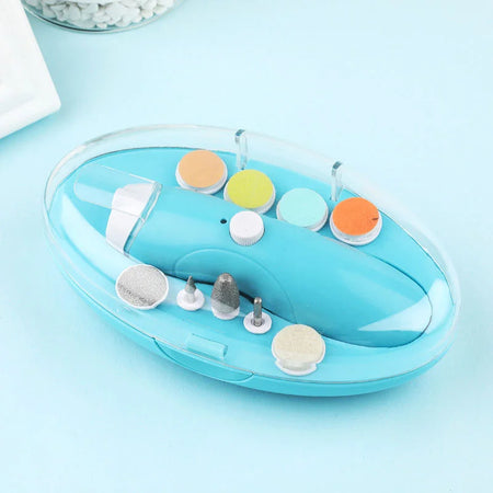 Upgrade Baby Nail Trimmer 9-in-1 – Safe Electric Nail File Kit for Infants, Rechargeable Toes & Fingernail Clipper, Baby Care Utensils
