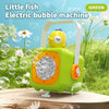 6-Hole Cartoon Fish Handheld Bubble Machine — Battery-Free Bubble Toy for Kids, Ages 3+