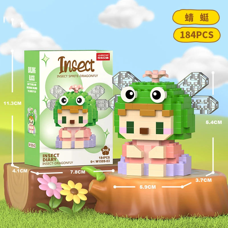 Adults Animals Micro Particle Building Blocks – Dog and Cat Mini Bricks Toy for Kids Ages 6 to 12