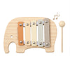 Kids Wooden Montessori Toys Musical Instruments Set – Includes Rattle, Bell, Drum, and Xylophone Percussion for Baby, Early Educational Instruments Toy