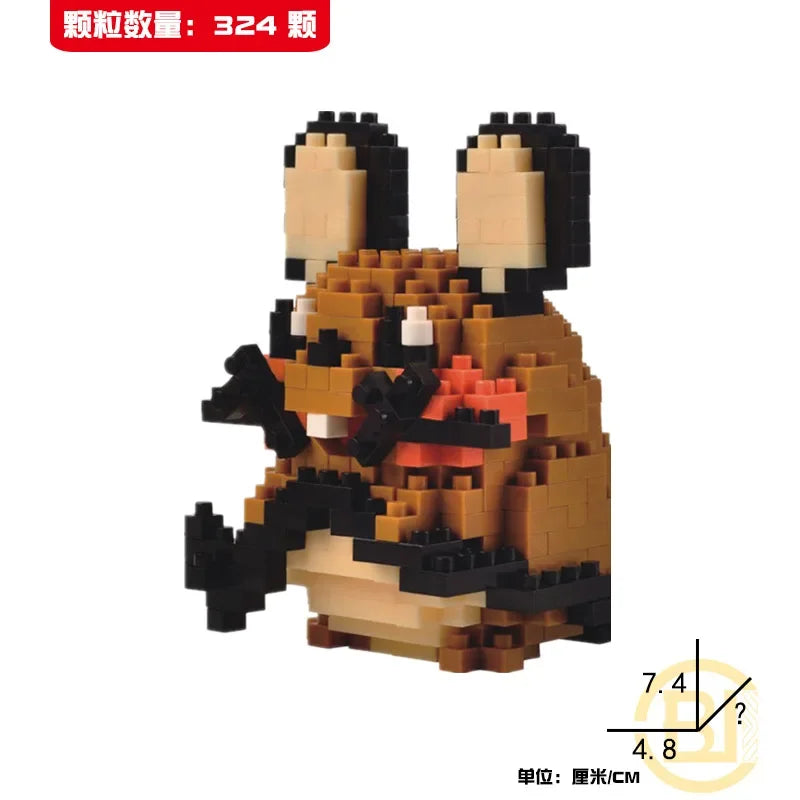 DIY Pokemon Mini Building Blocks – Pikachu, Charizard, Eevee, Mewtwo Anime Model Toys