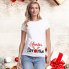 Christmas Pregnancy Shirt | Funny New Pregnancy Announcement T-Shirt | Baby on The Way | Cute Christmas Shirts | Best Xmas Gifts