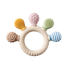1pc BPA-Free Silicone Baby Teether Ring - Teething Toy for 0-12 Months Toddlers | Safe Baby Teething Relief Gift