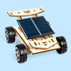DIY Solar-Powered 3D Wooden Puzzle Kit - STEM Hand-Assembled Science Model for Teens