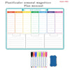 A3 Magnetic Weekly & Monthly Dry Erase Planner (297 x 420 mm, 11.7 x 16.5 in) Spanish French English