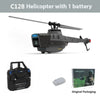 Black Hornet C128 RC Helicopter – 1080P Camera, 6-Axis Gyroscope, Air Pressure Height Hold