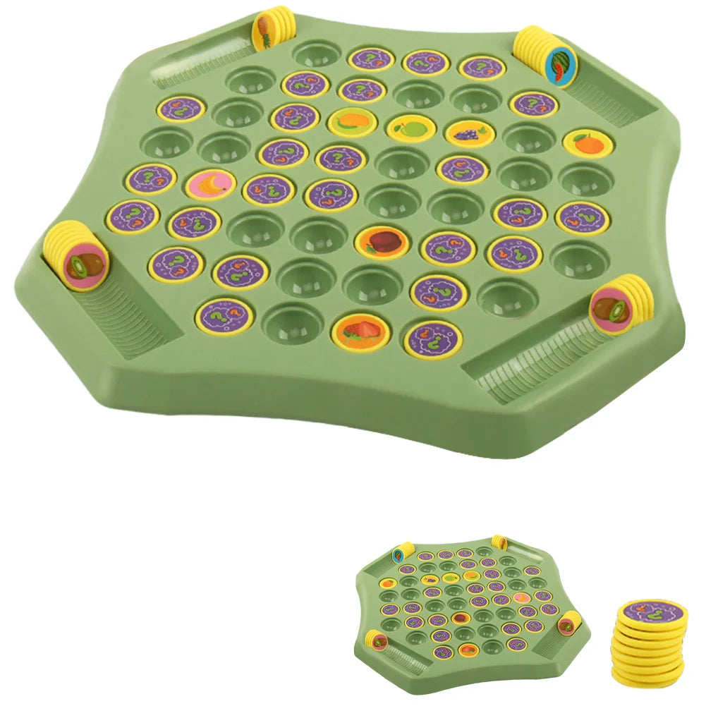 Animal Flip Chess Board Game Cognitive Memory Board Game for Kindergarten and Preschool Gatherings