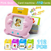 Montessori Education Flash Cards Machine - Early Educational Learning English Electronic Audio Book Toy for Children, Birthday Gift