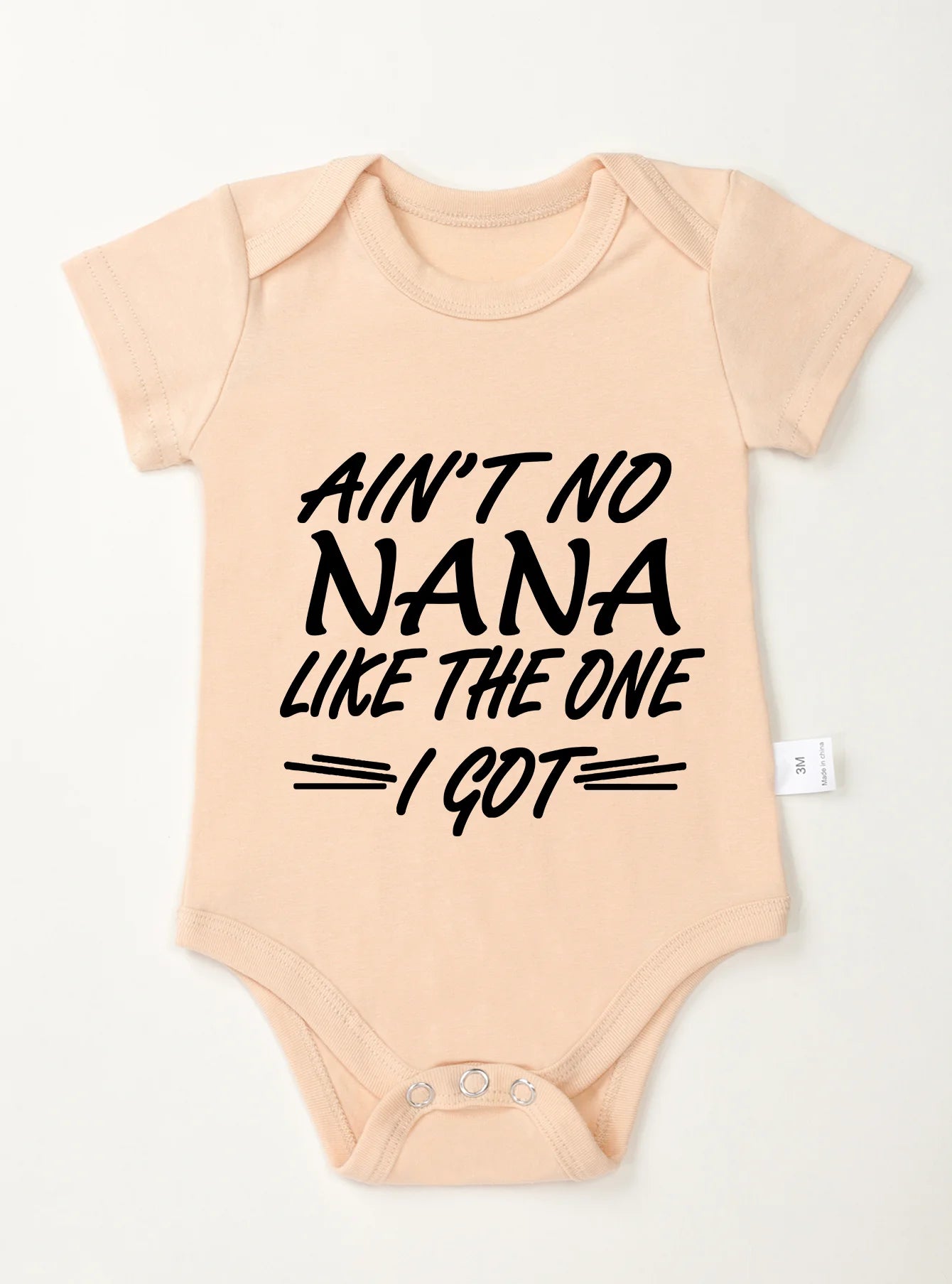 “Ain’t No Nana Like the One I Got” – Cute Baby Bodysuit, Short-Sleeve Infant Romper for Boys & Girls, Adorable Toddler Outfit