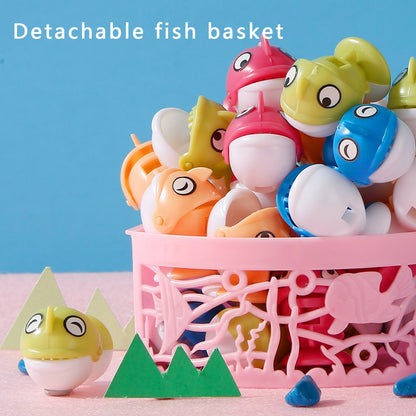 Fishing Toys with Electric Spin and Music – Blue and Pink, Size Models Optional, Cute Stickers, Kids’ Toys and Gifts, Practical