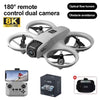 GT3 Optical Flow Localization Drone Wide Angle HD 8K Dual Camera Height Hold RC Obstacle Avoidance Foldable Quadcopter Toy