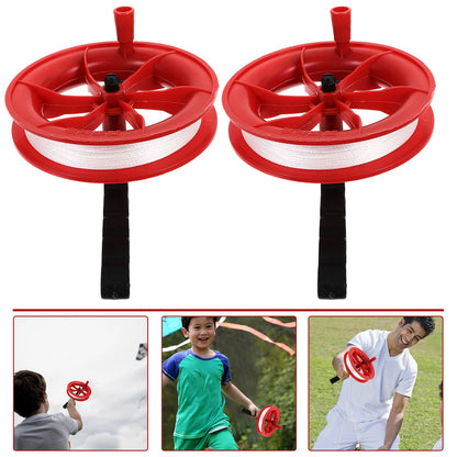 2pcs Kite String with Reel – Kite String Winder Wheel, 100m Line, Outdoor Game Accessories for Kids