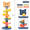 Montessori Rolling Ball Track Toy for Babies 0-36 Months Push Pop Sliding Ball Early Education Sensory Toy