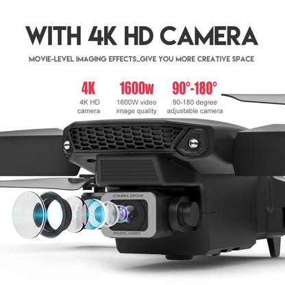 KBDFA E88 Pro Foldable Drone with 4K Wide-Angle Camera and WiFi FPV