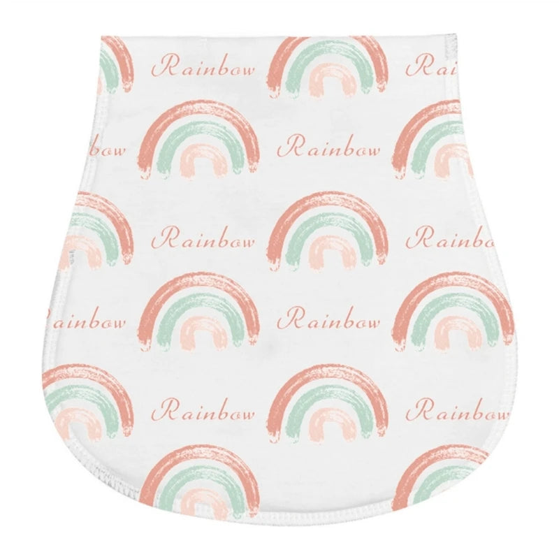 2-Layer Absorbent Burp Cloths – Soft Cotton Baby Bibs for Feeding & Teething - Kidzy Market