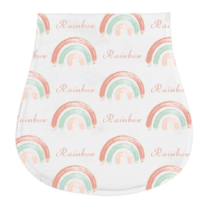 2-Layer Absorbent Burp Cloths – Soft Cotton Baby Bibs for Feeding & Teething - Kidzy Market