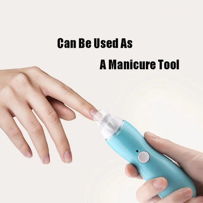 Upgrade Baby Nail Trimmer 9-in-1 – Safe Electric Nail File Kit for Infants, Rechargeable Toes & Fingernail Clipper, Baby Care Utensils