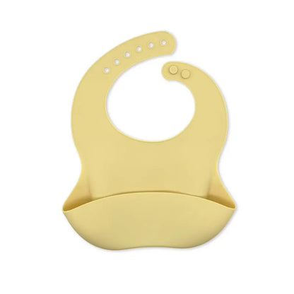 Waterproof Baby Bibs – Adjustable Soft Silicone Feeding Bibs with Cute Cartoon Animal Prints for Boys & Girls - Kidzy Market