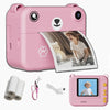 Digital Kids Camera with Instant Print, 1080P HD Video Recorder, Mini Thermal Printer, Educational Birthday Gift