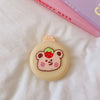 Cute Cartoon Macaron Folding Hair Comb – Portable 2-in-1 Comb with Small Mirror, Kawaii Baby Makeup Supplies