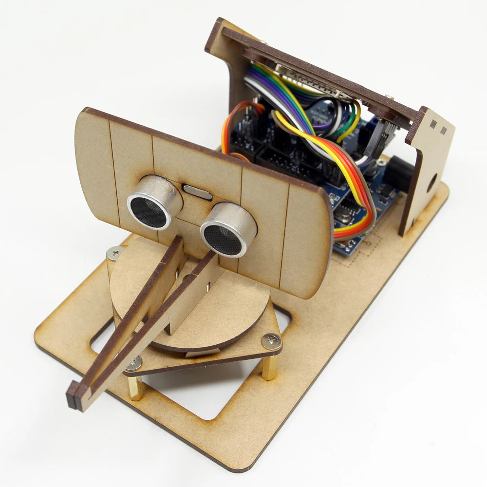 Radar Detection Robot with 1.8" TFT Screen, TS90A Ultrasonic Radar for Arduino, DIY Open Source Programmable Kit