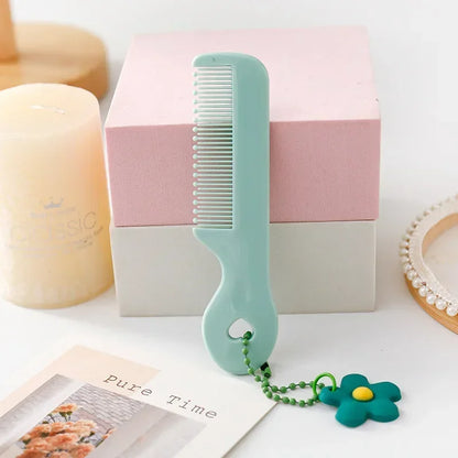 2023 New Children’s Small Anti-Screw Hair Brush Comb - Cartoon Mini Portable Untangling Bangs Round Tooth Hairbrush for Girls