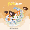 Mini Dog, Cat, Panda, and Raccoon Building Block Models – Cute Pet Ornaments Toy for Kids
