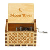 Hand Cranked Vintage Music Box Home Decoration Beautiful Carved Musical Gift for Boys and Girls Christmas and Birthday