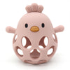 1Pcs Baby Teether Gloves - Cartoon Chick Shape Silicone Teether Toy, Dental Care for Gums, Anti-Eating Hand Molar, Baby Accessory