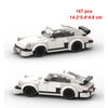 MOC Speed Racing Car Building Blocks Set — Small Studded Sports Car Garage Toy