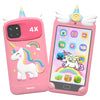 4-Inch Kids Smart Phone Toy with 48MP Dual Lens, Cartoon Design, MP3 Player, Early Educational Mobile for Children