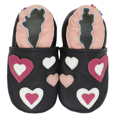 Soft Leather Baby Shoes – First Walkers for Boys & Girls, Skid-Proof Infant Slippers (0-6M to 7-8Y)
