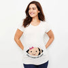 Maternity Shirt Pregnancy Announcement Tee - Summer Casual Mama Blouse, Basic Pregnancy Clothes for Expecting Moms