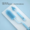 Silicone Bottle Cleaning Brush Set, Baby Pacifier & Straw Scrubber, 360 Degree Glass Cup Washing & Kitchen Cleaning Tool
