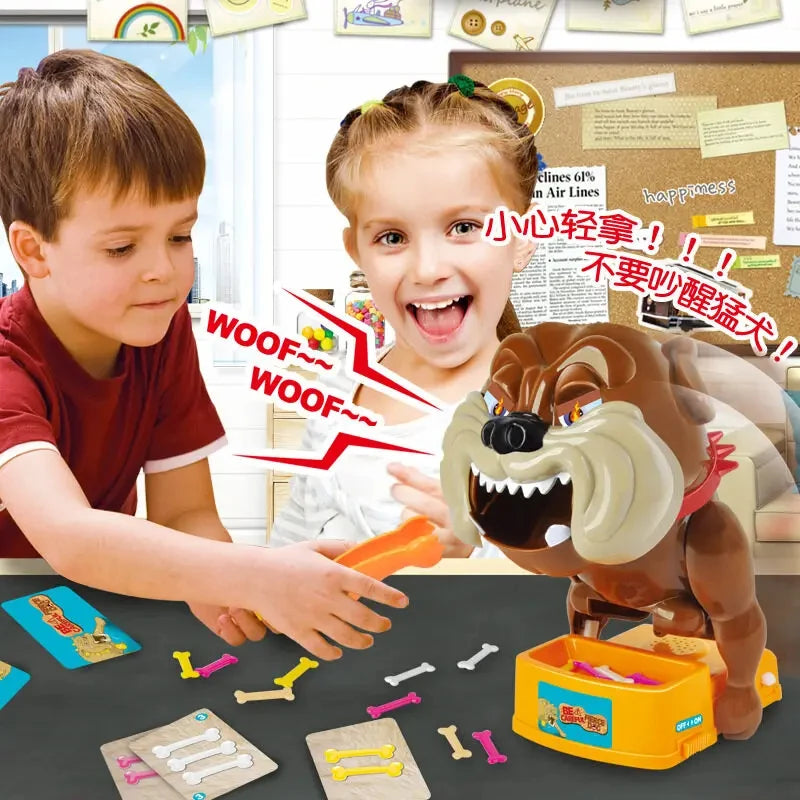 Beware of the Dog Board Game – Fun Parent-Child Game, Don't Wake the Dog Toy with Gnaw Bones Challenge