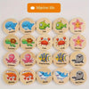 Children’s Educational Wooden Memory Game – Animal and Fruit Cognitive Memory Chess Toy for Focus Training and Learning