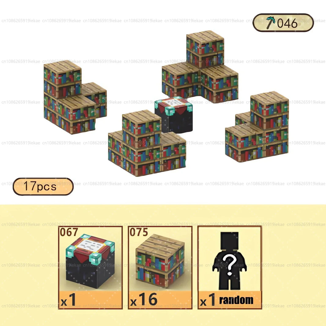 Magnetic Building Blocks Mine World Set – Magnet Cube DIY Model, STEM Sensory Toy for Kids 3+, Gift for Boys and Girls
