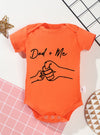 Dad and Me Baby Romper – Trendy Short Sleeve Bodysuit for Newborns, Infants & Toddlers – Unisex Baby Jumpsuit – High Quality