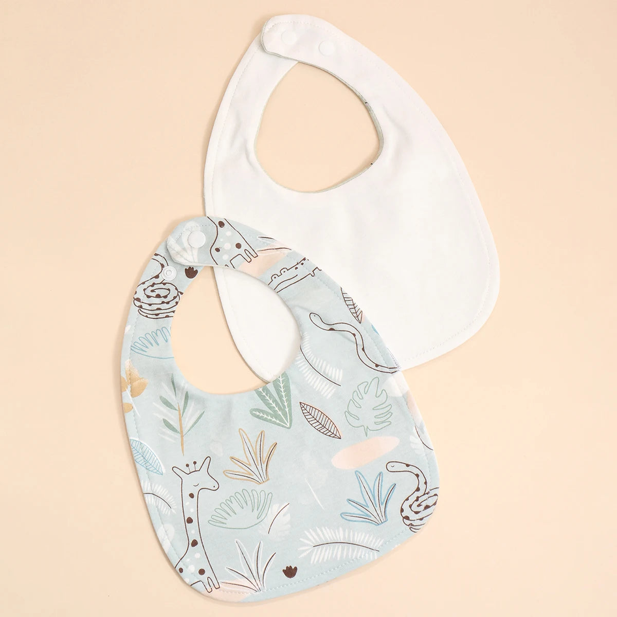4pcs Soft Cotton Baby Bibs – Adjustable Bandana Burp Cloths for Newborns & Toddlers - Kidzy Market