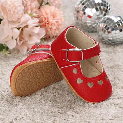 Khaki Baby Casual Shoes 0-18M Infant Toddler Bowknot Non-Slip Rubber Soft-Sole Flat PU First Walker Newborn Mary Janes