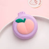 Princess Air Cushion Massage Hair Brush – Cute Cartoon Animal Fruit Comb with Mirror for Girls & Kids, Portable Makeup Tool