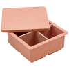 Food Grade Soft Silicone Square Ice Tray Mold - Newborn Feeding Bowl, Solid Color Fresh Food Container, Children's Tableware (BPA-Free)