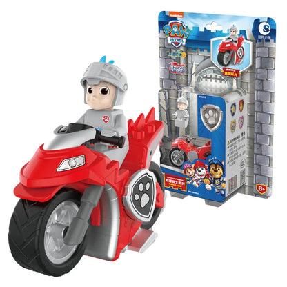 Paw Patrol Vehicle Playset – Chase, Skye, Marshall Pull Back Cars with Ryder Figure Building Blocks Toy