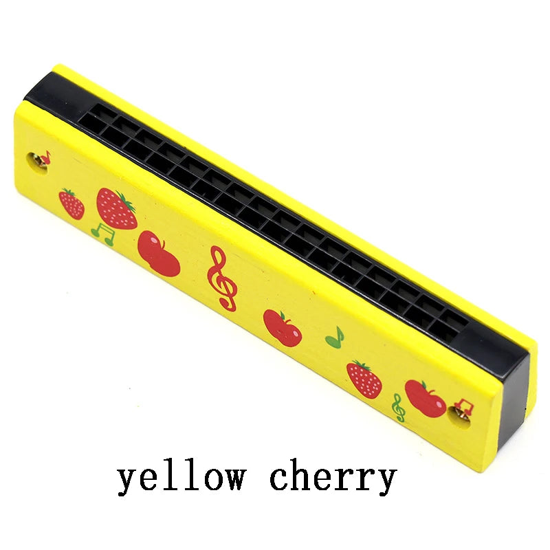 Children's Wooden Harmonica Musical Instrument Toy - Music Teaching Aid Puzzle for Early Education and Kindergarten Beginners