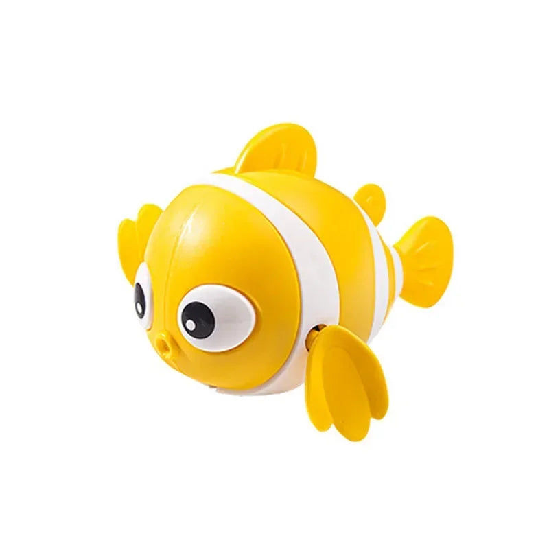 Cute Clown Fish Bath Toy – Floating Wind-Up Swimming Toy for Toddlers