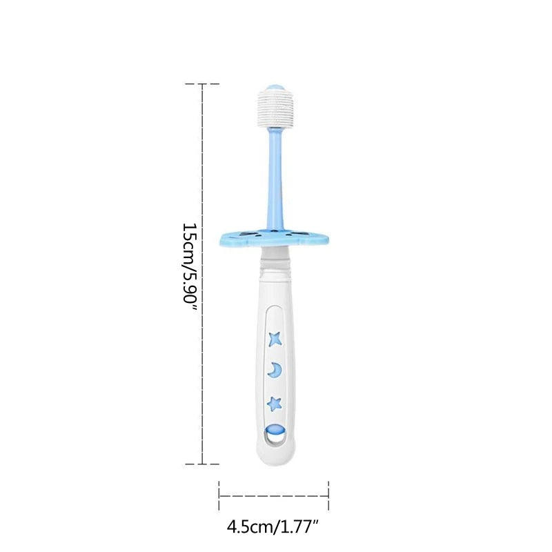 Baby 360 Degree Toothbrush - Soft Bristles for 1-6 Years Old Child Oral Care